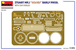 MiniArt 35423 Stuart Mk.I “Honey” Early Production w/Sun Shields 1/35 – image 3