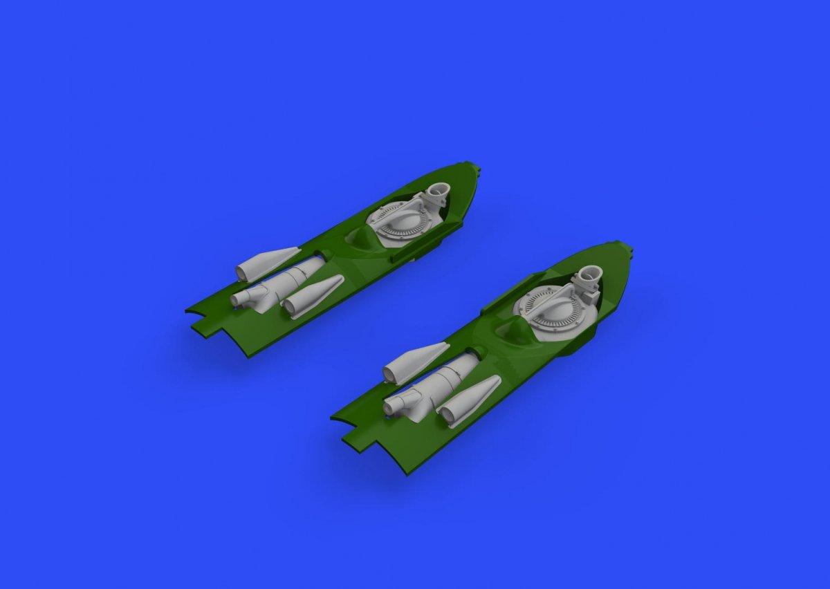 Eduard 648519 P-38F/ G superchargers 1/48 TAMIYA – image 3