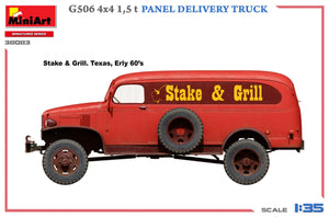 MiniArt 38083 G506 4х4 1.5 t PANEL DELIVERY TRUCK 1/35 – image 4
