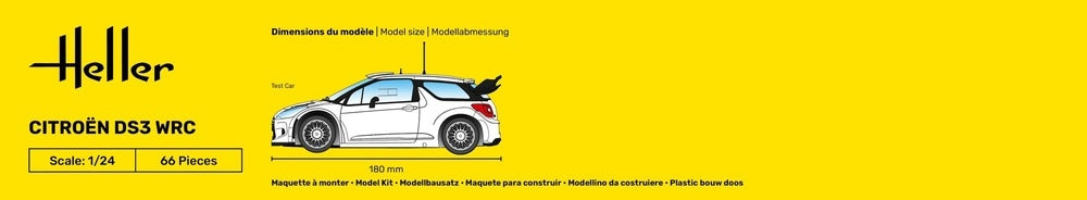 Heller 56758 Citroen DS3 WRC - Starter Kit 1/24 – Bild 6