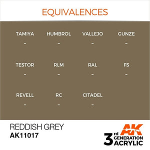 AK Interactive AK11017 Reddish Gray 17ml – Bild 3