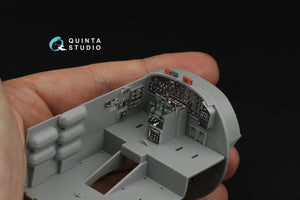 Quinta Studio QDS-48542 Boeing B-17F 3D-Printed &amp;amp; colored Interior on decal paper (HK models, Eduard) (small version) 1/48 – Bild 14