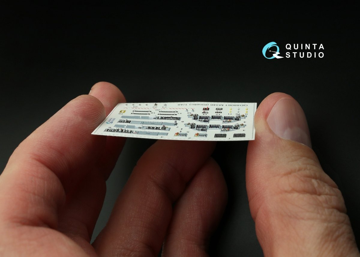 Quinta Studio QD48061 M346 Master 3D-Printed &amp;amp; colored Interior on decal paper (for Kinetic kit) 1/48 – image 5