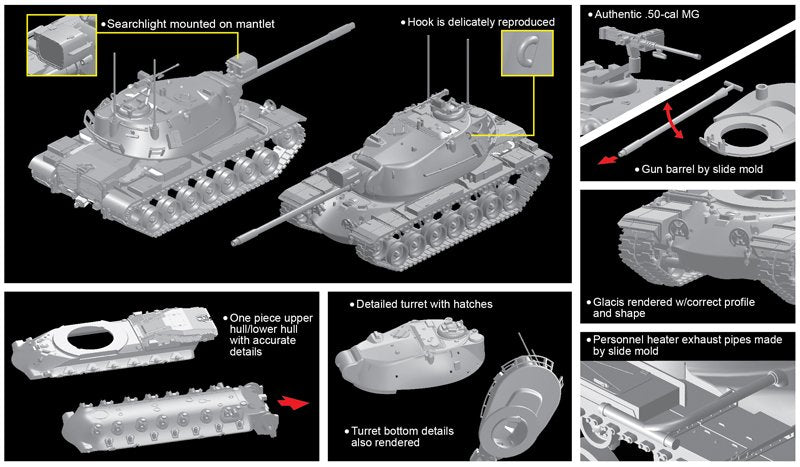 Dragon 7523 M103A2 Heavy Tank 1/72 – image 3