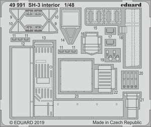 Eduard 49991 SH-3 interior 1/48 HASEGAWA – Bild 2
