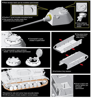 Dragon 6824 Pz.Kpfw.IV with Panther F Turret – Bild 4