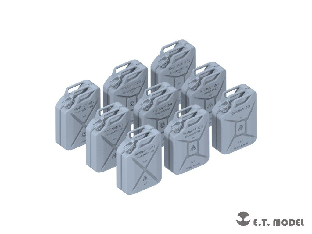 ET Model P72-001 WWII German 20L JERRY CANS SET (3D Print) 1/72 – Bild 2