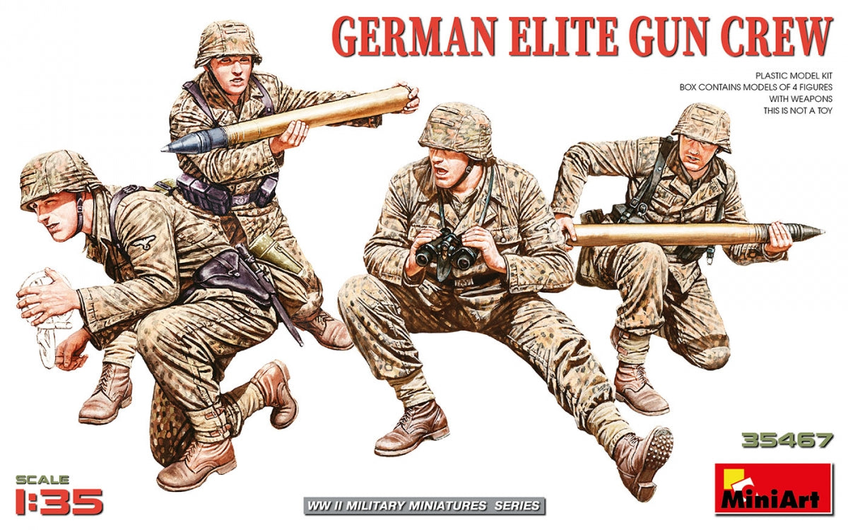 MiniArt 35467 GERMAN ELITE GUN CREW 1/35