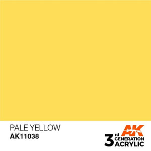 AK Interactive AK11038 Pale Yellow 17ml