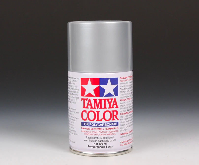 Tamiya 86048 PS-48 Semi-Gloss Silver Alumite Anodized Aluminum Spray Semi-gloss 100ml