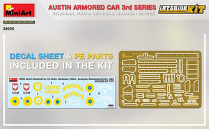 MiniArt 39005 AUSTIN ARMORED CAR 3rd SERIES: UKRAINIAN, POLISH, GEORGIAN, ROMANIAN SERVICE. INTERIOR KIT 1/35 – image 5