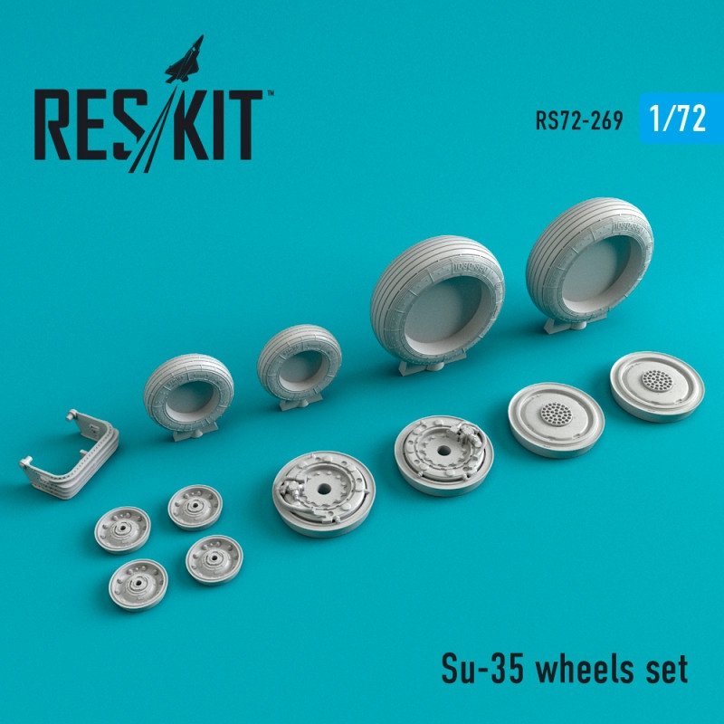 RESKIT RS72-0269 Jeu de roues Su-35 1/72