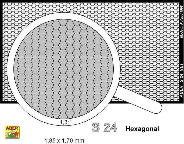 Aber S-24 Net with hexagonal mesh 1.85 x 1.7 mm – Bild 2