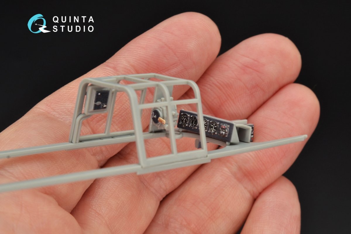 Quinta Studio QD32063 Bf 110C/D 3D-Printed &amp;amp; colored Interior on decal paper (for Dragon kit) 1/32 – immagine 10