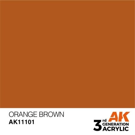 AK Interactive AK11101 ORANGE BROWN – STANDARD 17 ml 