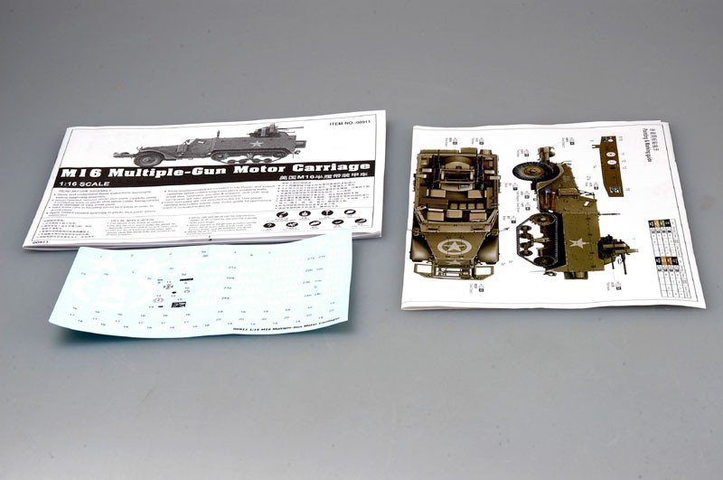 Trumpeter 00911 M16 Multiple-Gun Motor Carriage 1/16 – Bild 4