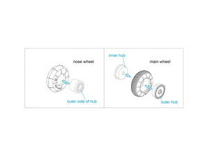 Quinta Studio QT48024 Ka-52 Wheels with separate hubs and weighted tires (Zvezda) 1/48 – obrázek 6