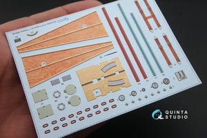Quinta Studio QD32050 Fokker Dr.1 3D-Printed &amp;amp; colored Interior on decal paper (for Meng kit) 1/32 – image 3