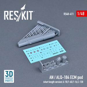 RESKIT RS48-0411 AN/ALQ-184 ECM POD (SHORT LENGTH VERSION) (3D PRINTED) 1/48 – Bild 2