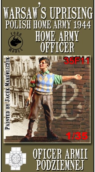ToRo Model 35F11 Warsaw Uprising - Underground Army Officer / Warsaw Uprising 1944 - Home Army Officer 1/35