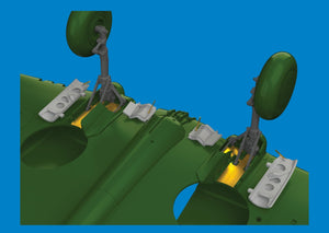 Eduard 6481074 P-40E undercarriage legs PRINT EDUARD 1/48 – image 3