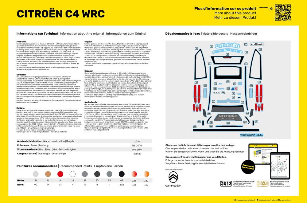 Heller 56756 Starter Kit - Citroen C4 WRC 1/24 – image 3