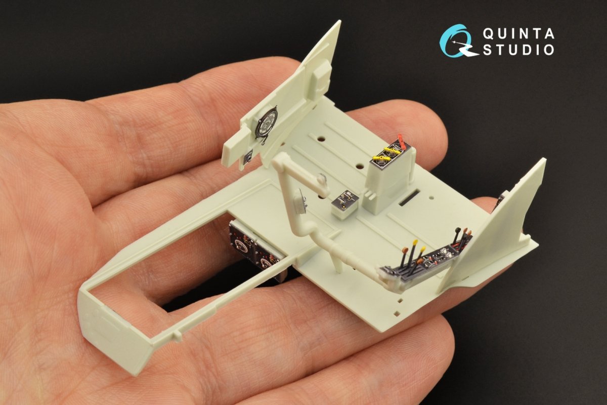 Quinta Studio QDS-32125 He 111 P/H 3D-Printed &amp;amp; colored Interior on decal paper (Revell/ProModeler) (small version) 1/32 – image 5