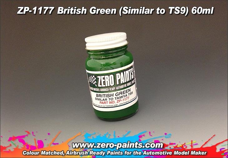 Zero Paints ZP-1177 British Green Paint (Similar to TS9) 60ml