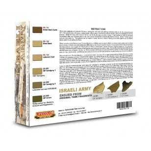 Lifecolor SPG01 Pigments and colors Israeli Army 6x22ml – Bild 2
