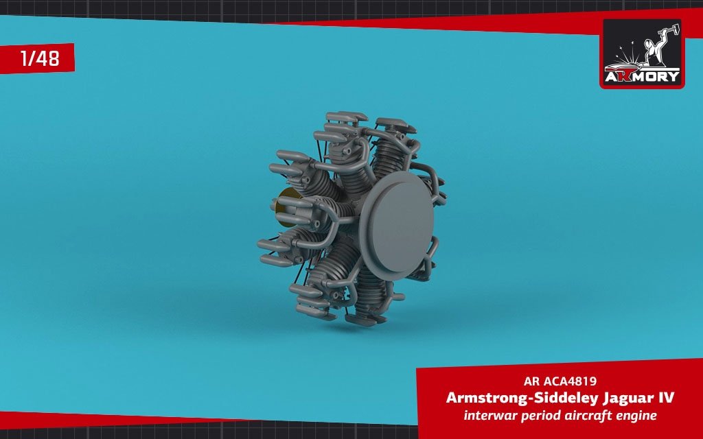 Armory Models ACA4819 AS Jaguar-IV aircraft engine 1/48 – image 3