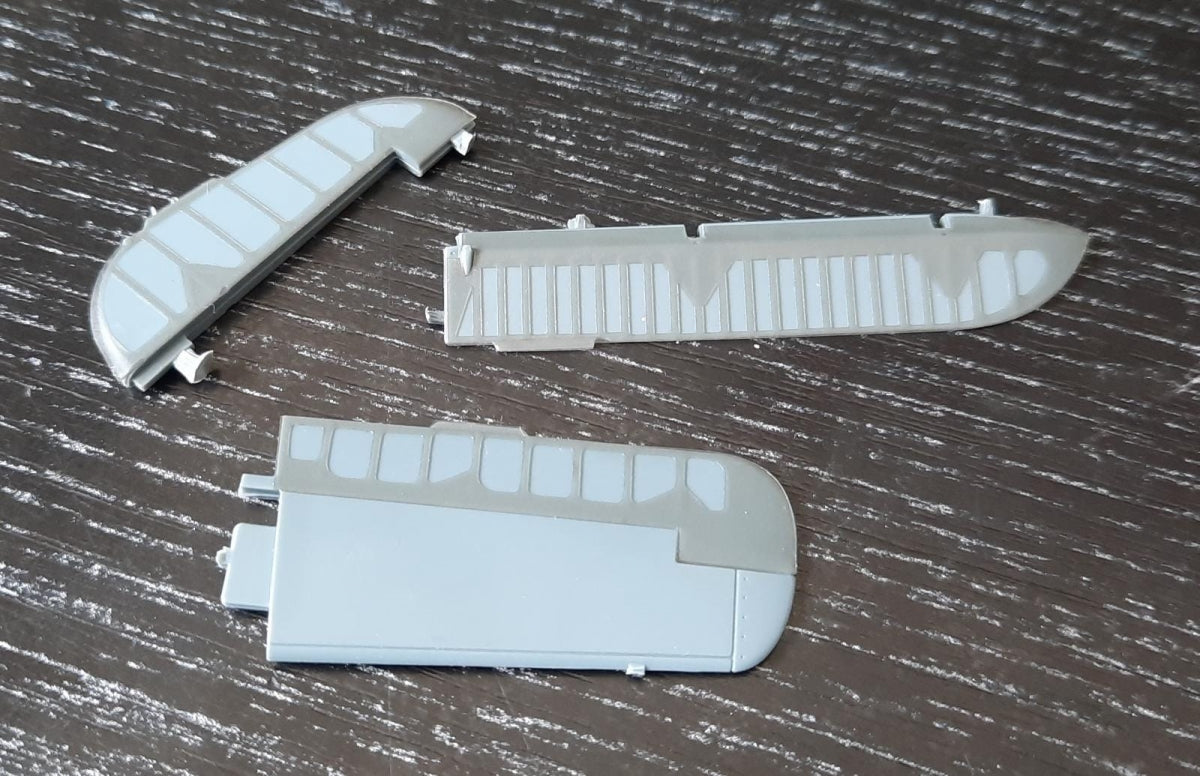 Omask 64010 Bf Fw 190 D masks for control surfaces (for Eduard) 1/48 – image 2