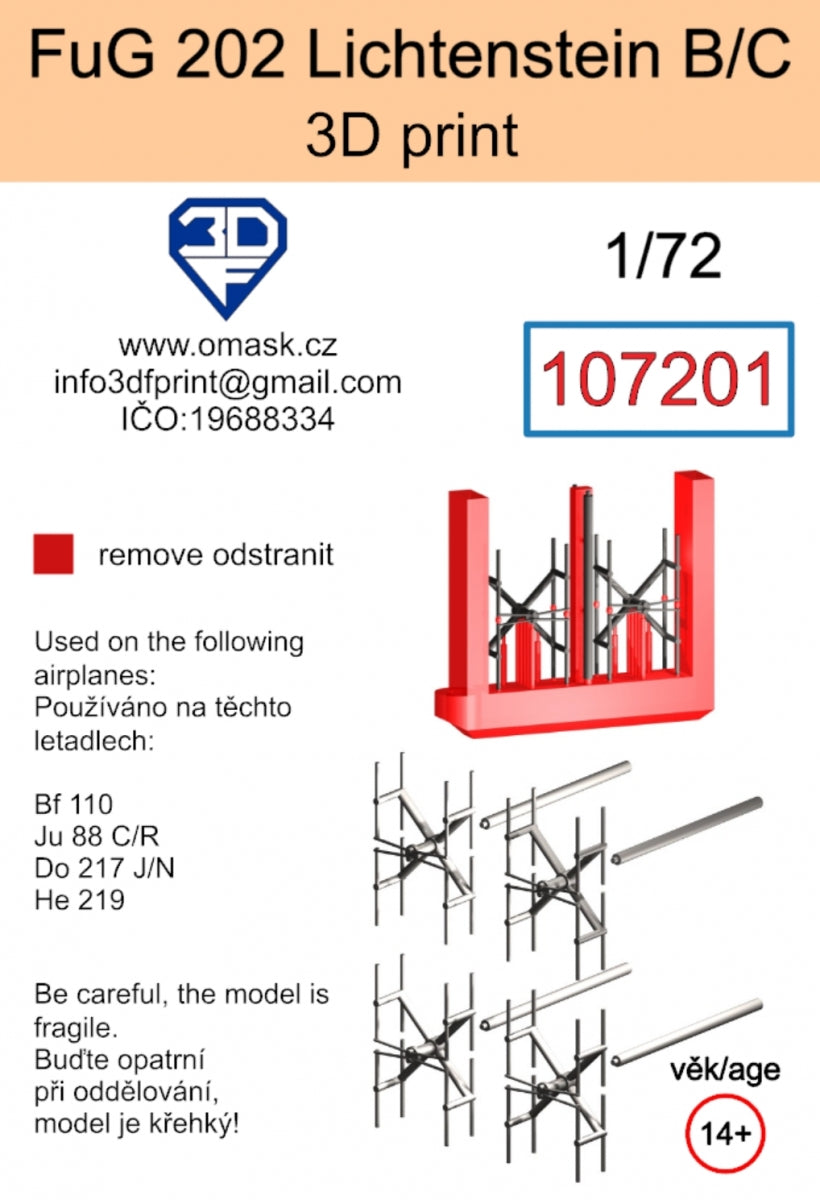 Omask 107201 FuG 202 Lichtenstein B/C (3D print) 1/72 – immagine 2