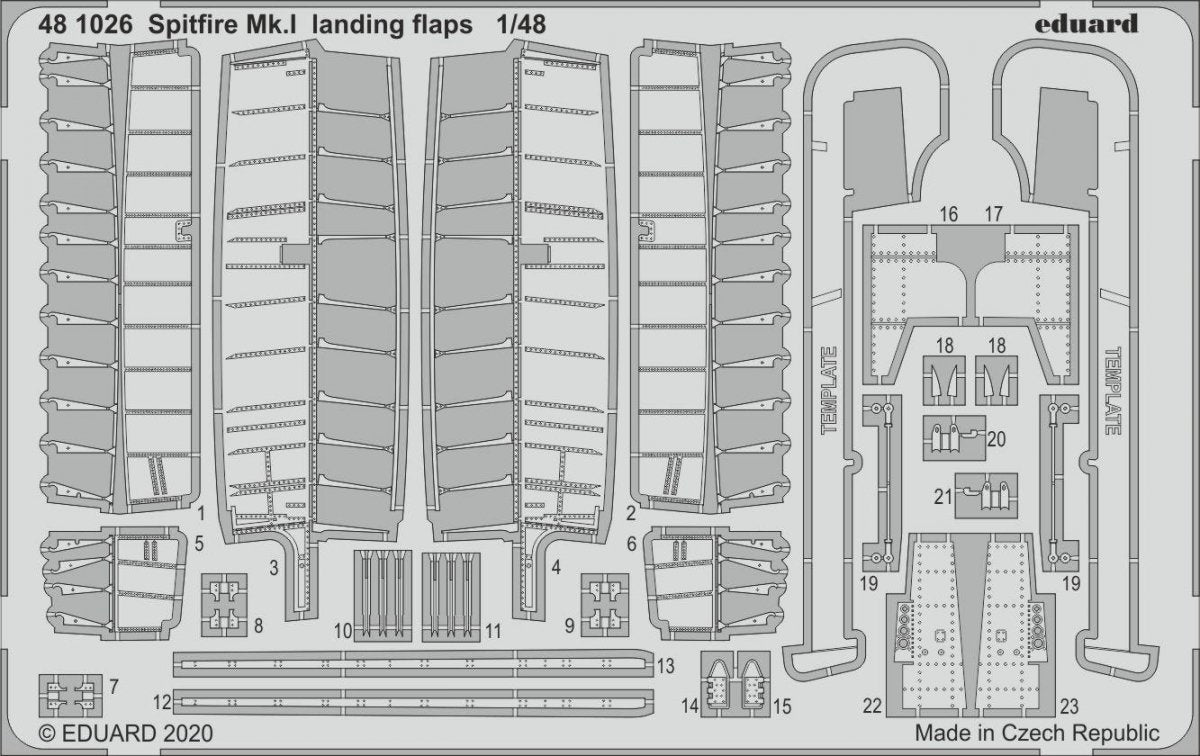 Eduard 481026 Spitfire Mk. And landing flaps 1/48 EDUARD