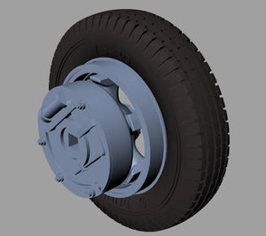 Panzer Art RE35-517 Renault AHN road wheels (Continental) 1/35 – Bild 4