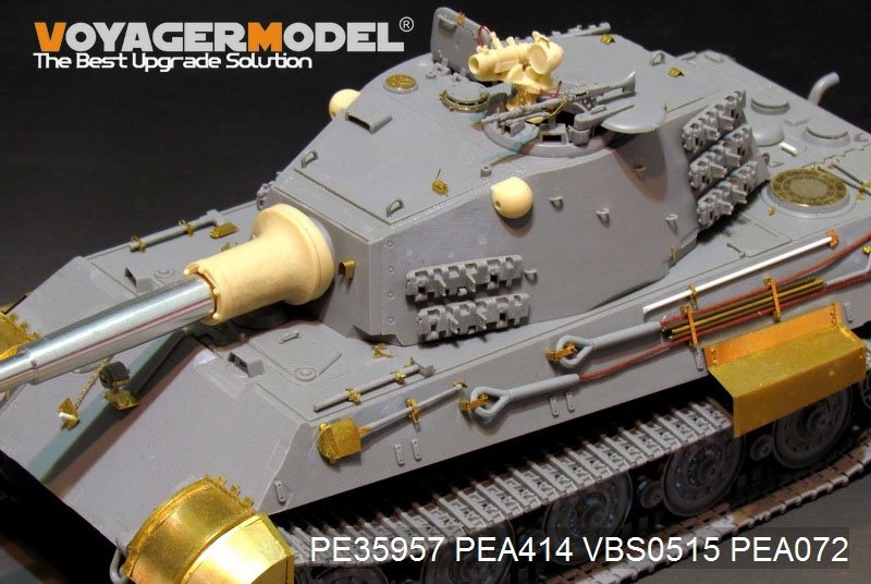 Voyager Model PE35957 WWII German King Tiger (Hensehel Turret) For HOBBYBOSS 84533 1/35 – obrázek 11