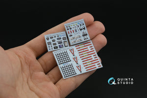 Quinta Studio QD43001 KAMAZ-43509 3D-Printed colored Interior on decal paper (Zvezda) 1/43 – image 9