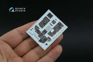 Quinta Studio QDS+32252 F-15C PAD-upgraded 3D-Printed &amp;amp; colored Interior on decal paper (Tamiya) (Small version) (with 3D-printed resin parts) 1/32 – obrázek 3