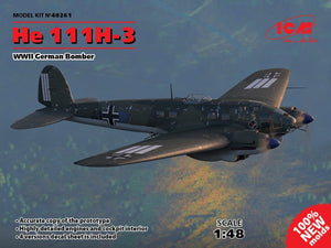 ICM 48261 He 111H-3, WWII German Bomber 1/48