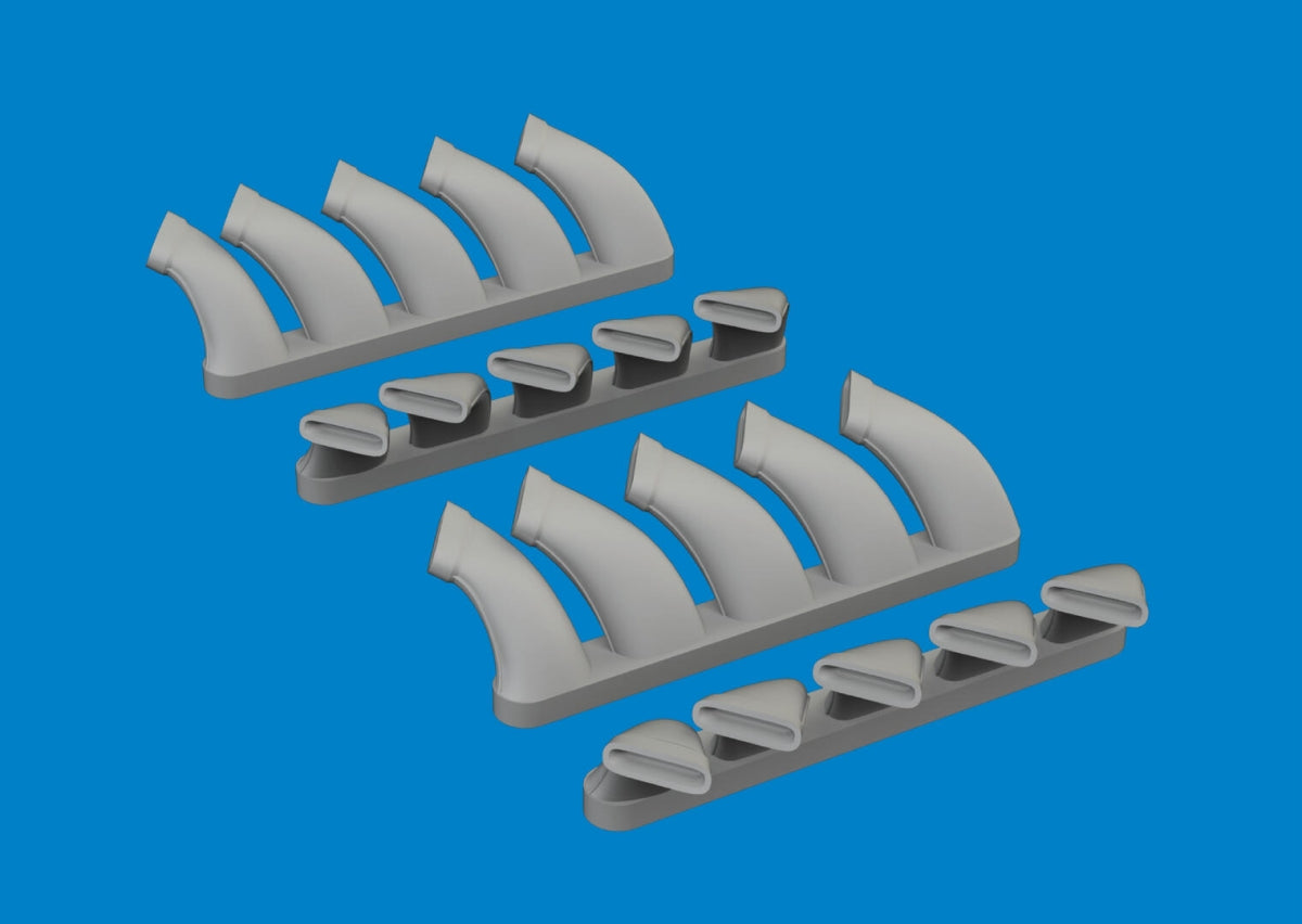 Eduard 6481073 Mosquito exhaust stacks PRINT TAMIYA 1/48 – image 2