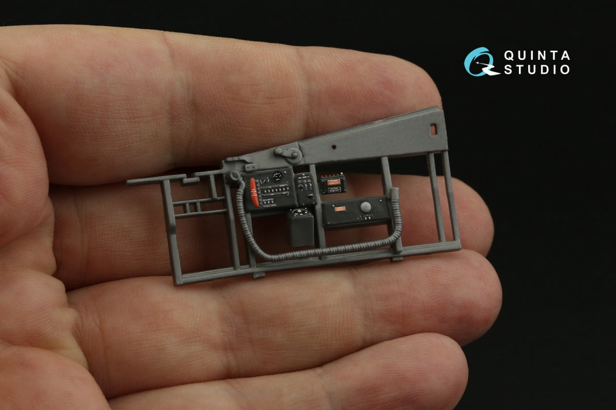 Quinta Studio QDS-32145 P-51D Mustang 3D-Printed &amp;amp; colored Interior on decal paper (Zoukei-Mura SWS) (Small version) 1/32 – immagine 4