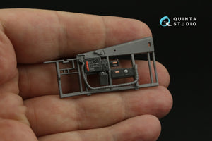 Quinta Studio QDS-32145 P-51D Mustang 3D-Printed &amp;amp; colored Interior on decal paper (Zoukei-Mura SWS) (Small version) 1/32 – immagine 4