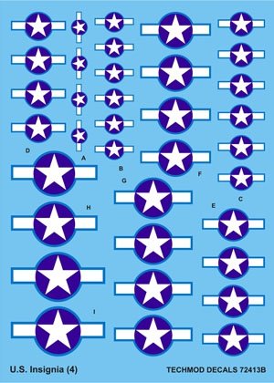 Techmod 72413 - U.S. Insignia 1/72