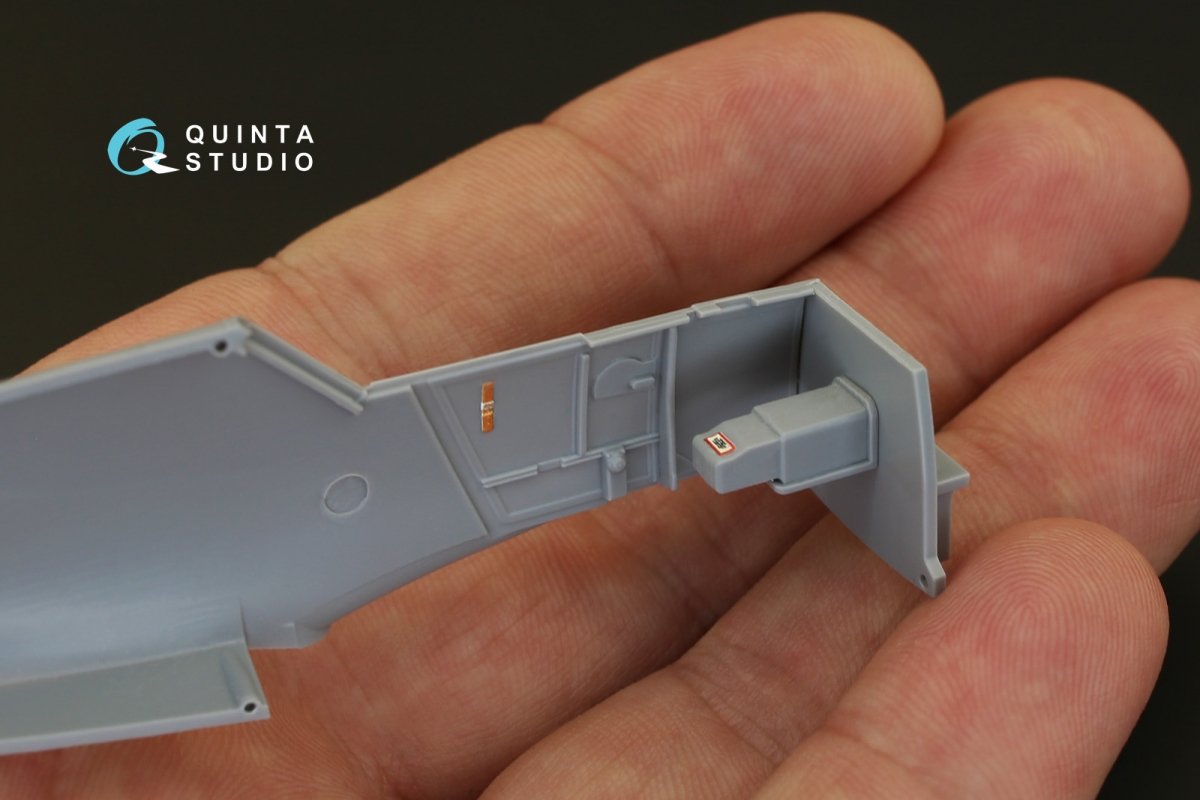 Quinta Studio QD48085 Bf 109F-2/F-4 3D-Printed &amp;amp; colored Interior on decal paper (for Zvezda kit) 1/48 – Bild 7