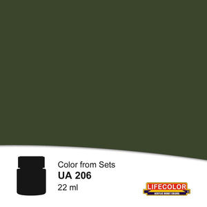 Lifecolor UA206 Olivgrun RAL 6003 22ml