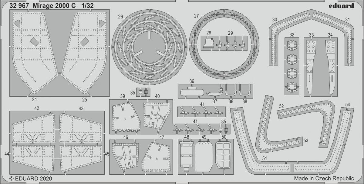 Eduard 32967 Mirage 2000 C for KITTY HAWK 1/32 – Bild 2