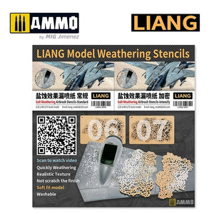 Liang 0006 Salt Weathering Effects Airbrush Stencils (Sparse) – Bild 3