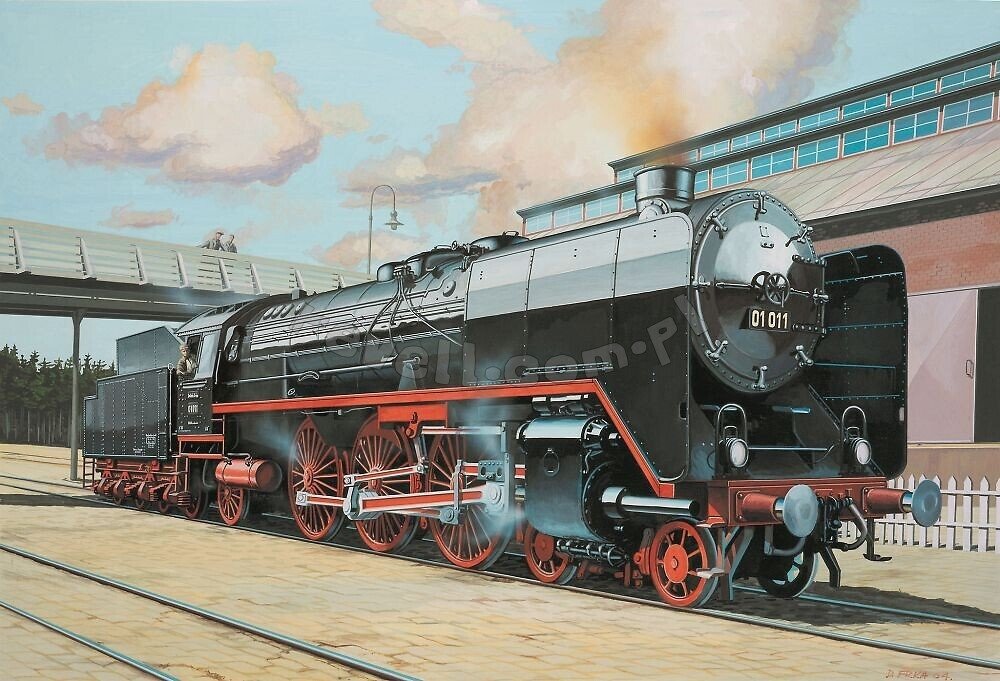 Revell 02172 Schwere Schnellzuglokomotive with Tender 2&amp;#39;2 T32 BR 01 1/87 – image 5