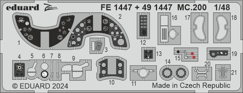 Eduard BIG49417 MC.200 ITALERI 1/48 – image 5