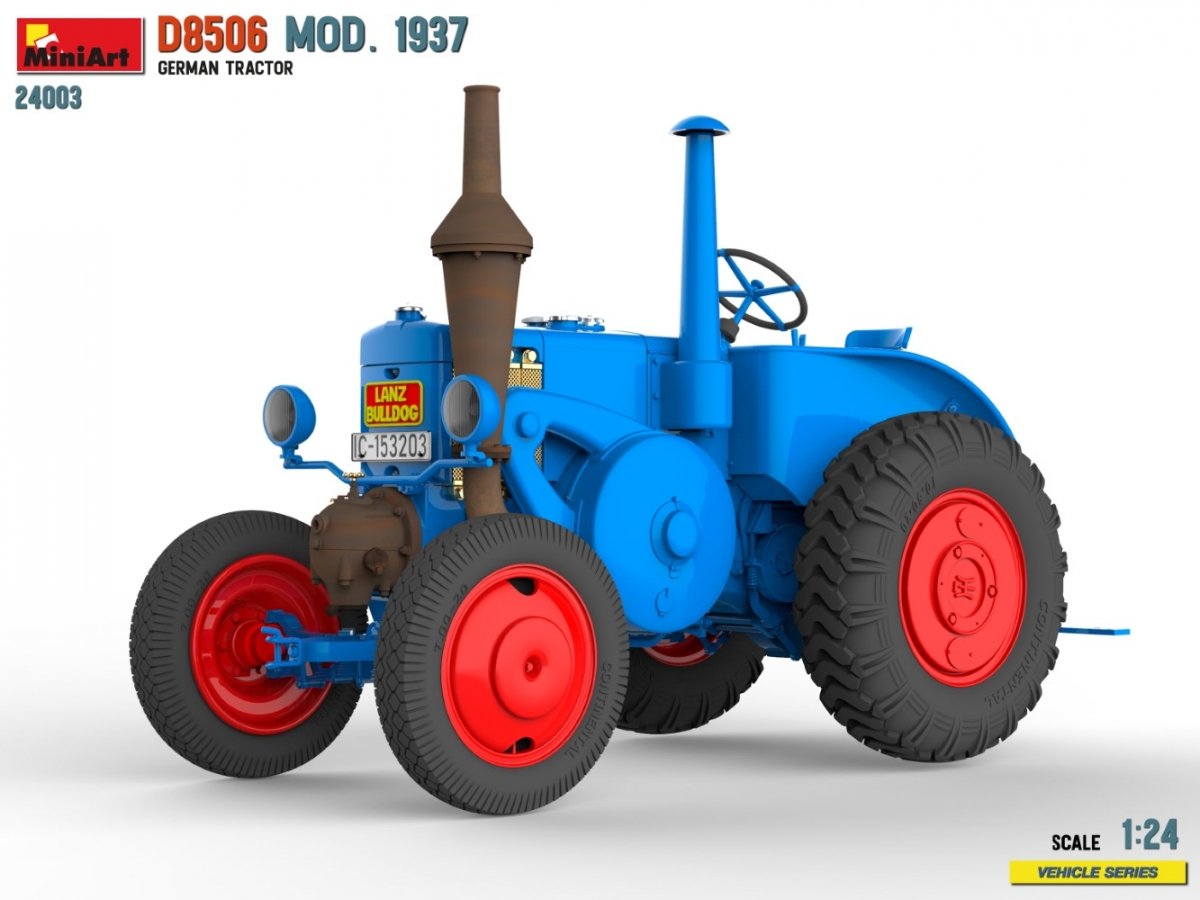 MiniArt 24003 GERMAN TRACTOR D8506 MOD. 1937 1/24 – obrázek 7
