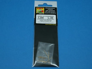 Aber 350L-49 Set of barrels 100mm x 8; 25mm x 20 for Japan Navy Akizuki class Destroyer 1/350 – Bild 3